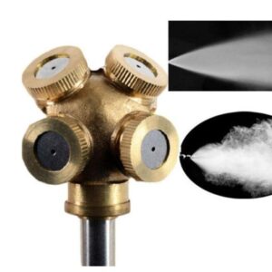Mist Nozzles Water Spray Nozzle Garden Sprinkler Adjustable Spray Nozzle Brass Irrigation Fitting